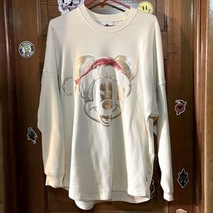 Disney Mickey Mouse Christmas Spirit Jersey / Rose Gold Sequins